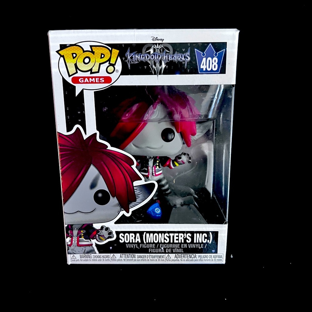 Funko Pop Games Kingdom Hearts Sora (Monsters Inc) #408